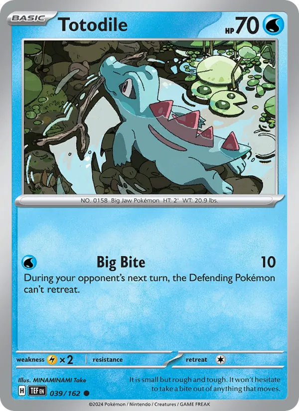 Totodile Temporal Forces 039/162