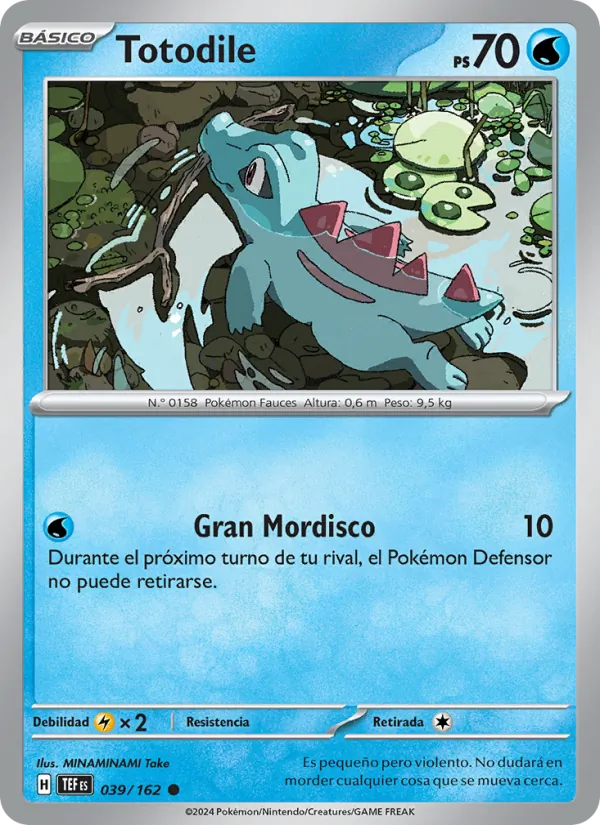 Totodile Fuerzas Temporales 039/162
