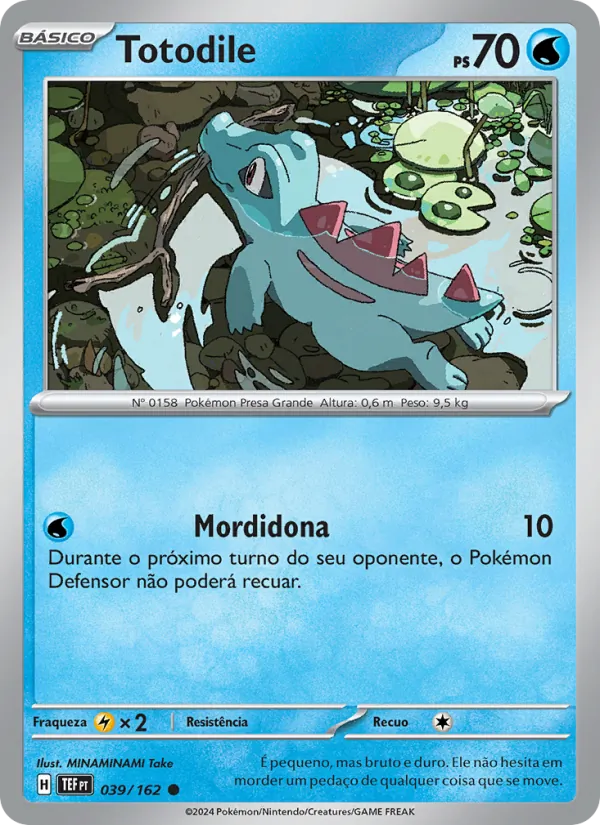 Totodile Forças Temporais 039/162