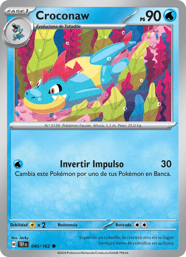 Croconaw Fuerzas Temporales 040/162