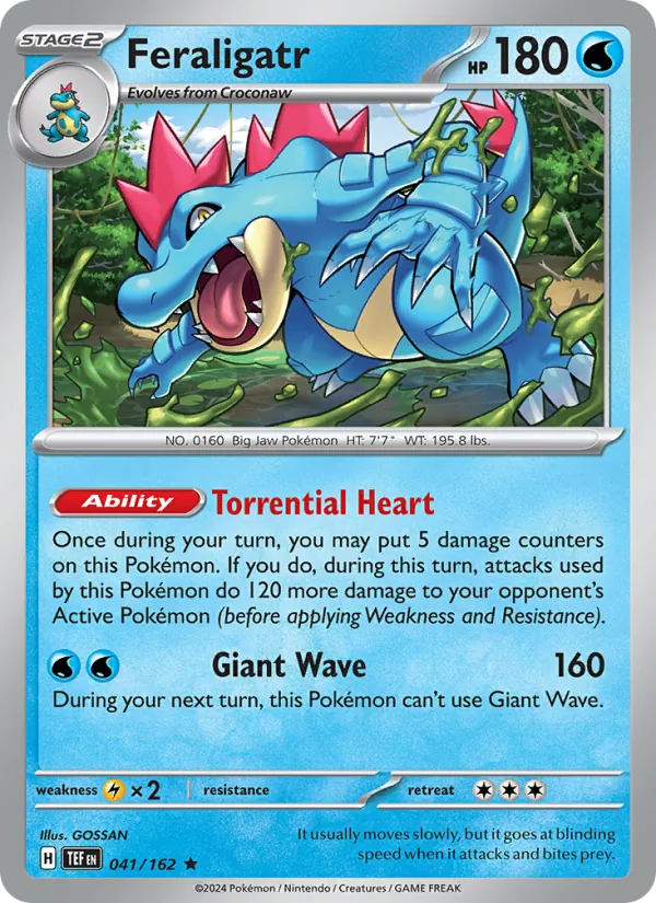 Feraligatr Temporal Forces 041/162