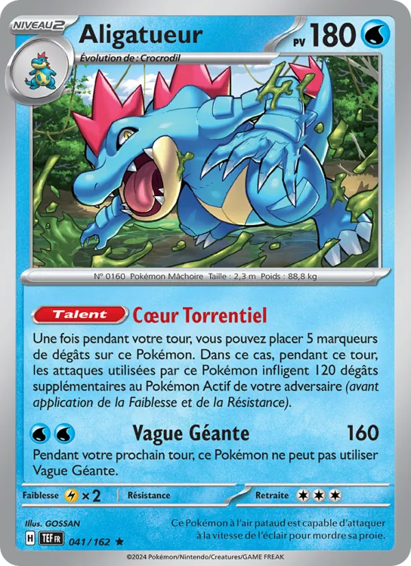 Aligatueur Forces Temporelles 041/162