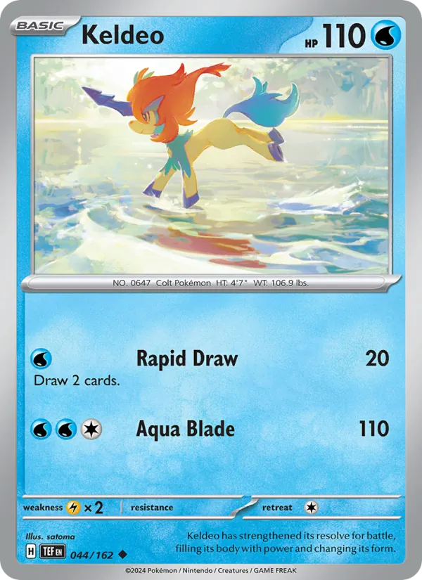 Keldeo Temporal Forces 044/162