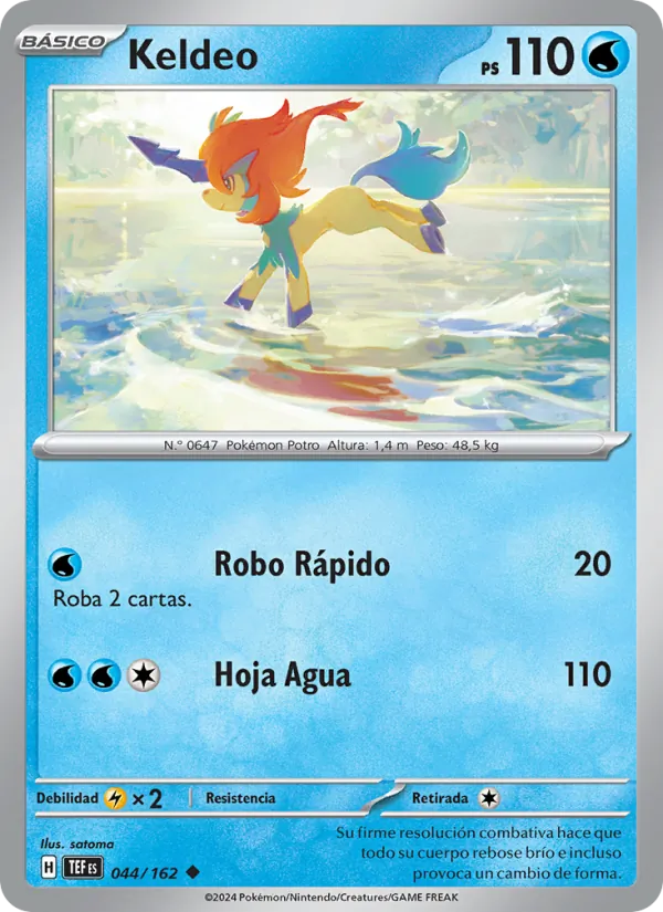 Keldeo Fuerzas Temporales 044/162