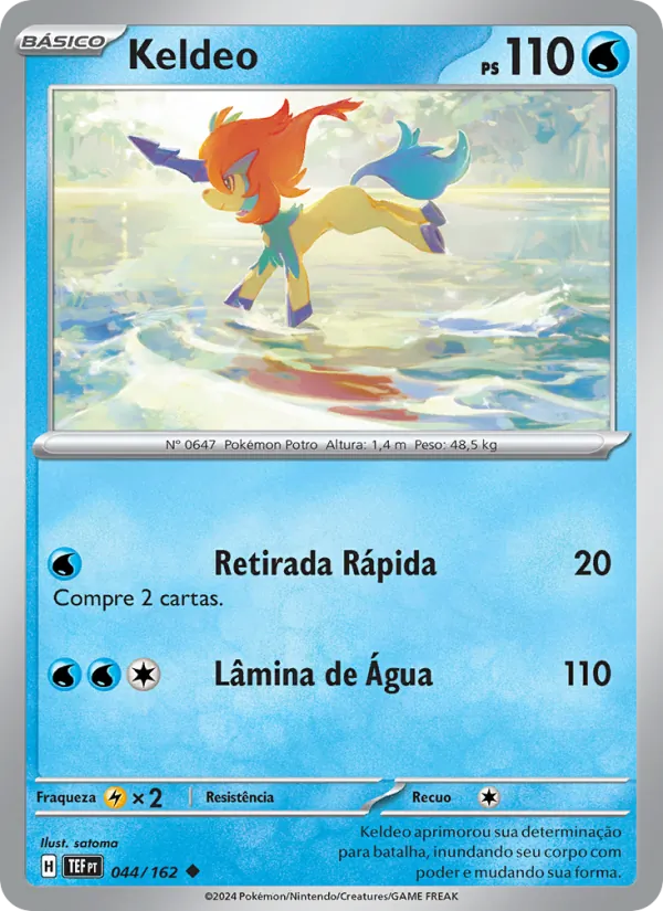 Keldeo Forças Temporais 044/162