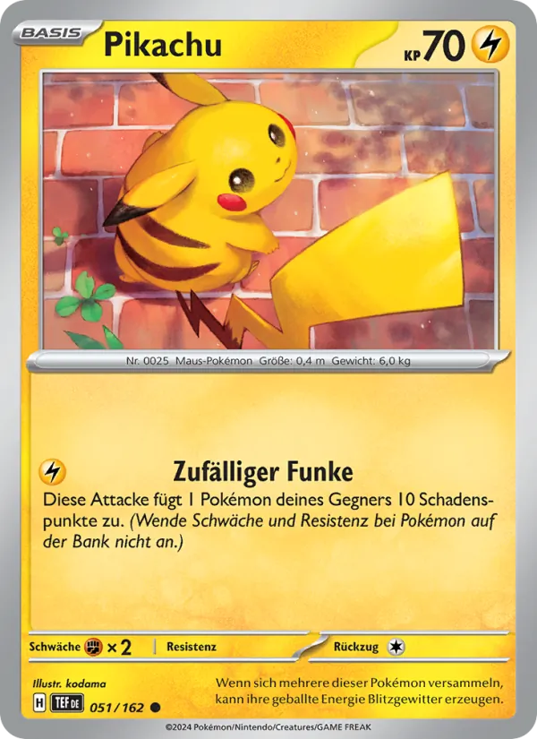 Pikachu Gewalten der Zeit 051/162