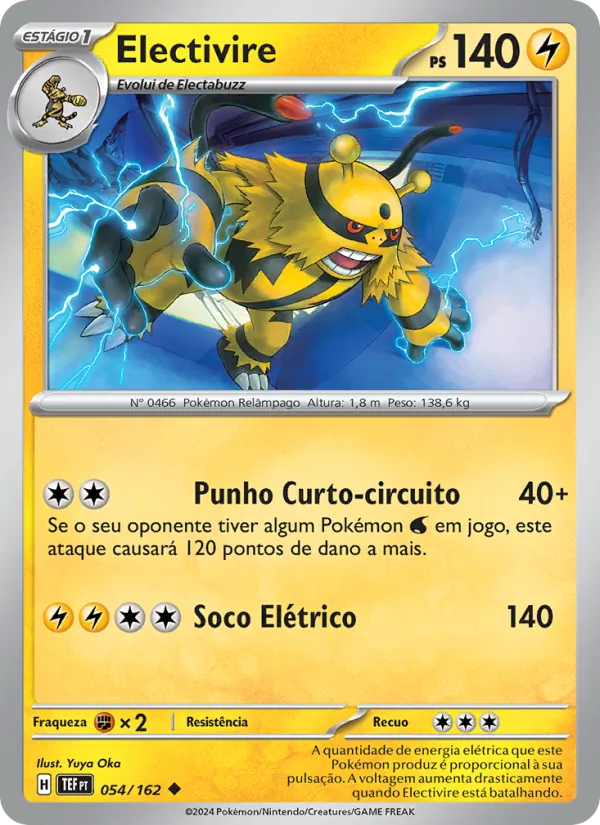 Electivire Forças Temporais 054/162