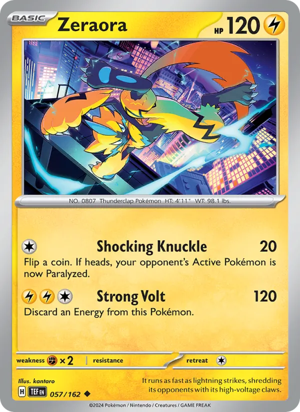 Zeraora Temporal Forces 057/162