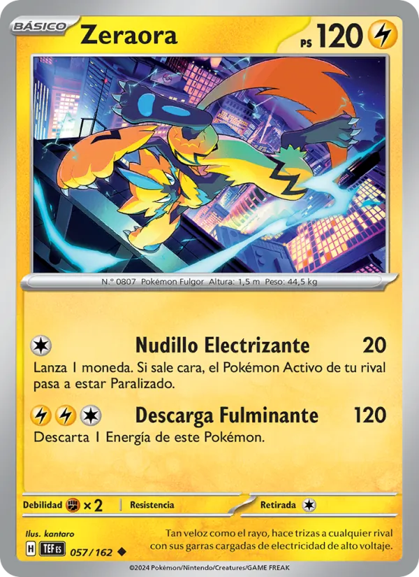 Zeraora Fuerzas Temporales 057/162