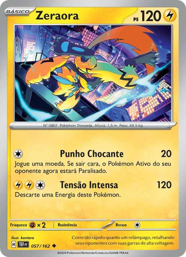 Zeraora Forças Temporais 057/162