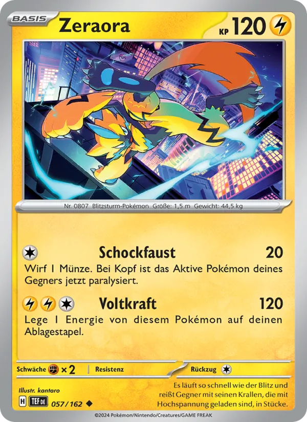Zeraora Gewalten der Zeit 057/162