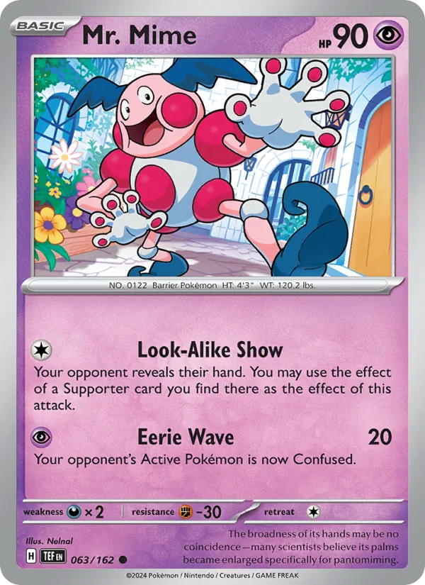 Mr. Mime Temporal Forces 063/162