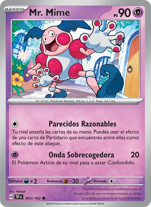 Mr. Mime Fuerzas Temporales 063/162
