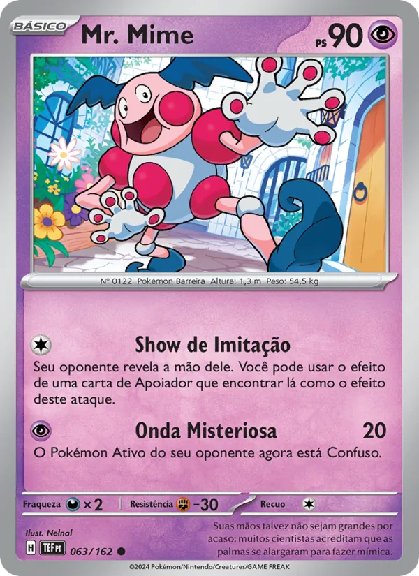 Mr. Mime Forças Temporais 063/162