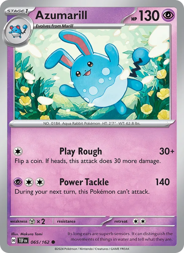Azumarill Temporal Forces 065/162