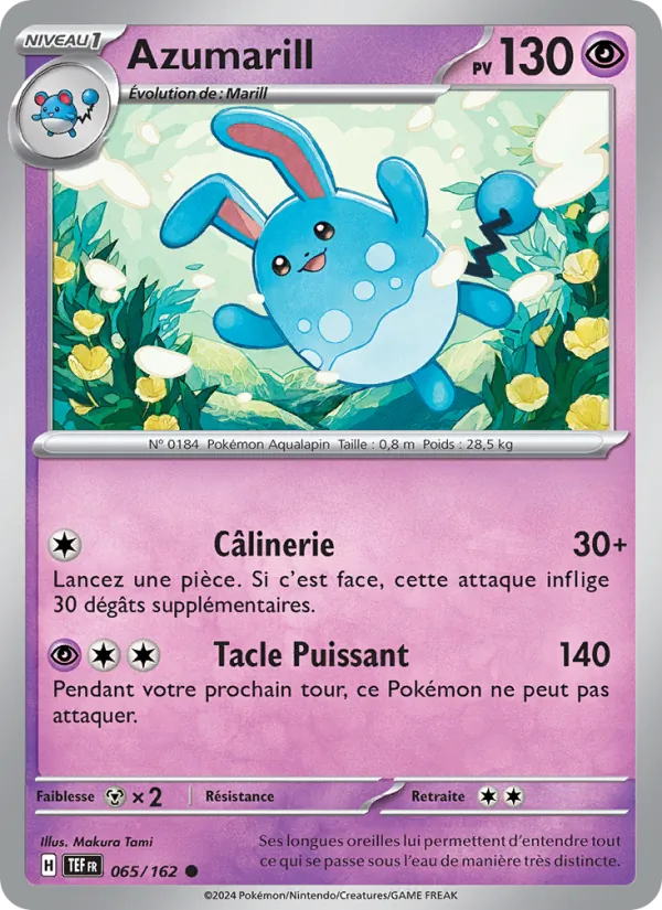 Azumarill Forces Temporelles 065/162