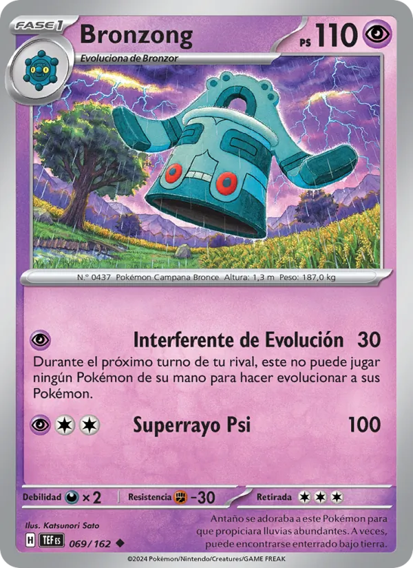 Bronzong Fuerzas Temporales 069/162