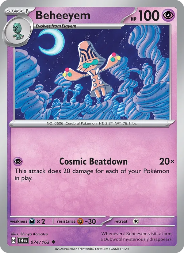 Beheeyem Temporal Forces 074/162