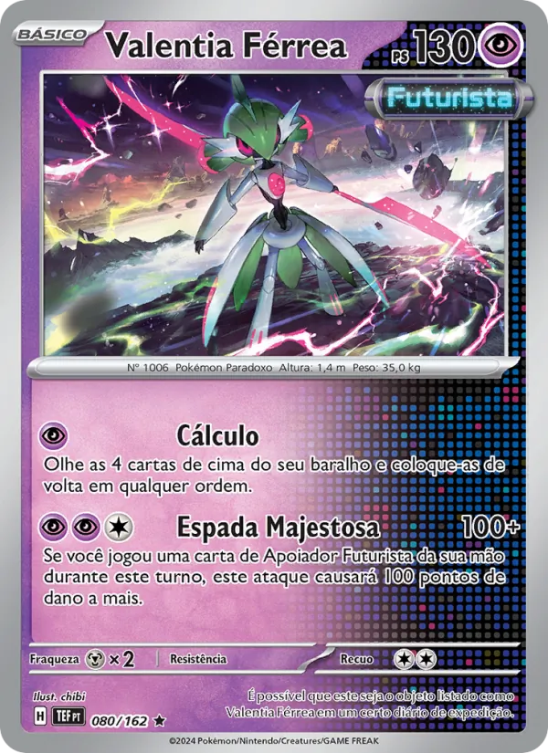 Valentia Férrea Forças Temporais 080/162