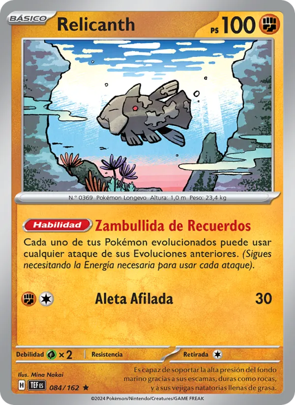 Relicanth Fuerzas Temporales 084/162