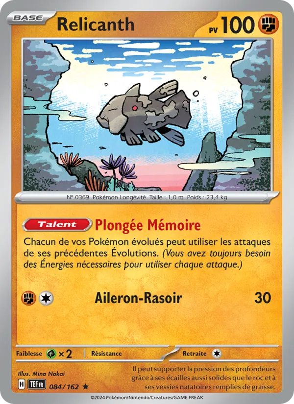 Relicanth Forces Temporelles 084/162