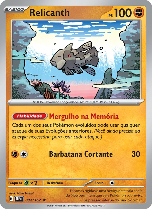 Relicanth Forças Temporais 084/162