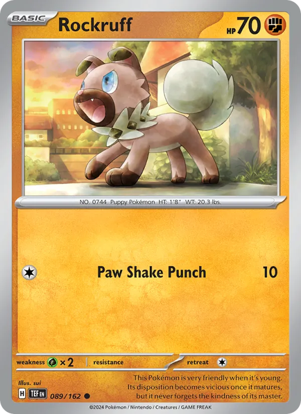 Rockruff Temporal Forces 089/162