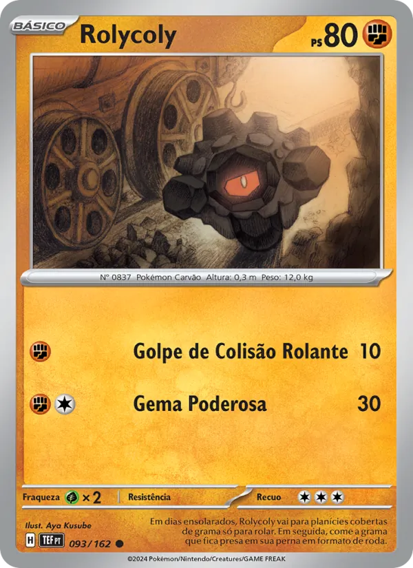 Rolycoly Forças Temporais 093/162