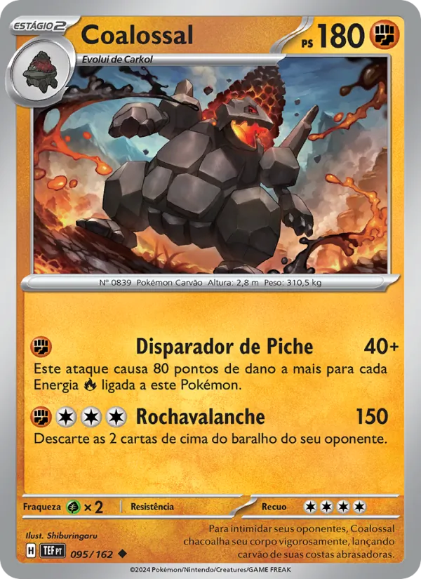 Coalossal Forças Temporais 095/162