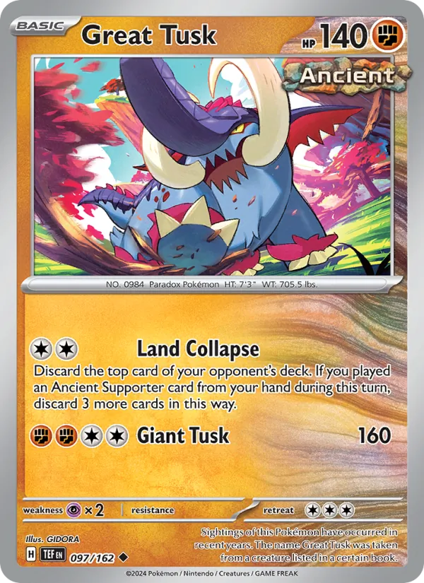 Great Tusk Temporal Forces 097/162
