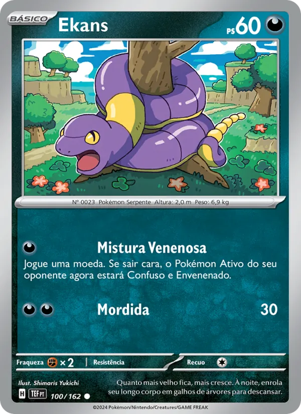 Ekans Forças Temporais 100/162