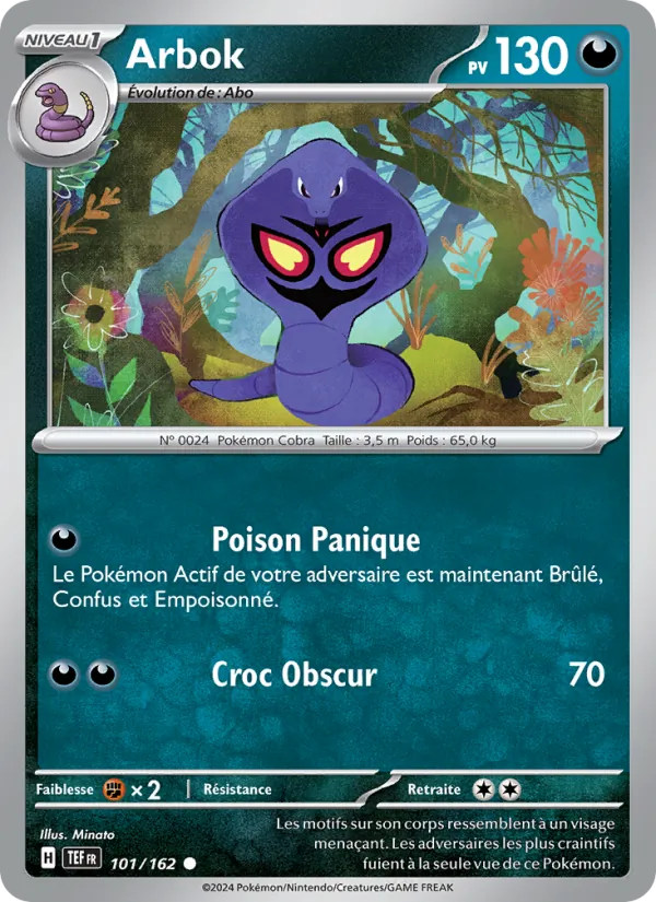 Arbok Forces Temporelles 101/162