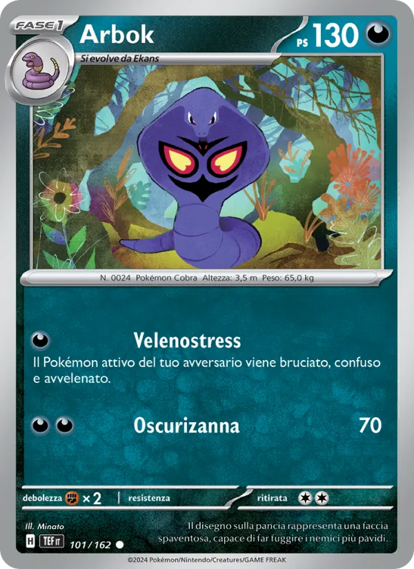 Arbok Cronoforze 101/162
