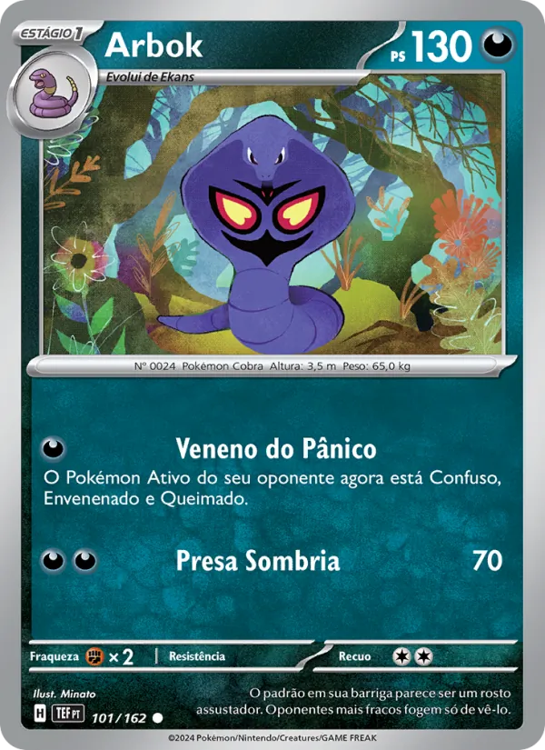 Arbok Forças Temporais 101/162