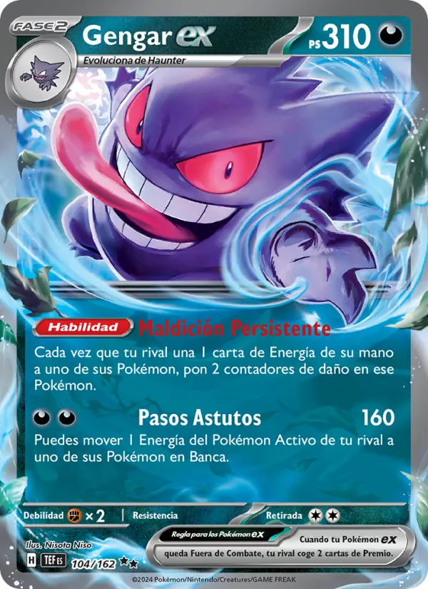Gengar ex Fuerzas Temporales 104/162