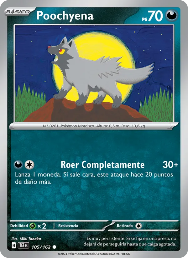 Poochyena Fuerzas Temporales 105/162