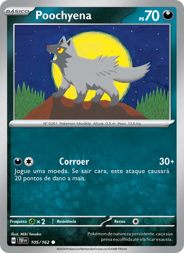 Poochyena Forças Temporais 105/162