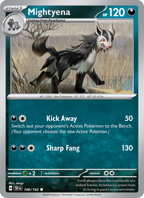 Mightyena Temporal Forces 106/162