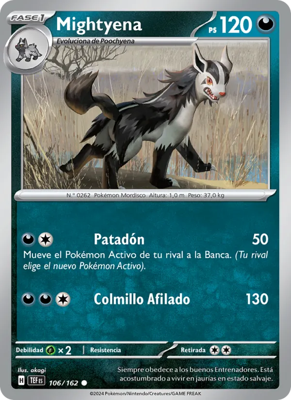 Mightyena Fuerzas Temporales 106/162