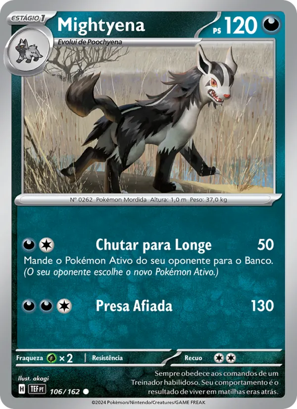 Mightyena Forças Temporais 106/162