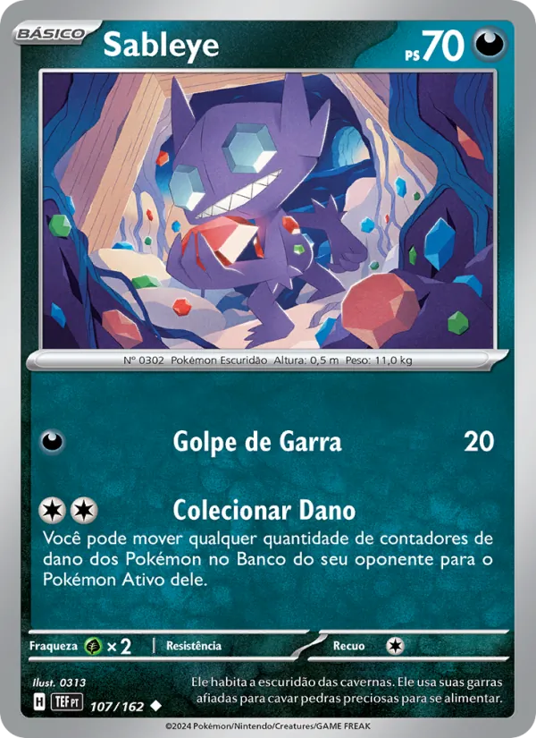 Sableye Forças Temporais 107/162