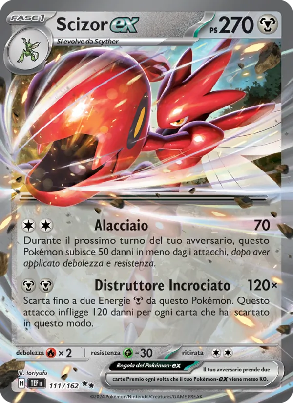 Scizor-ex Cronoforze 111/162