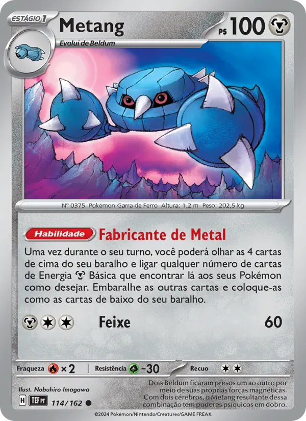 Metang Forças Temporais 114/162