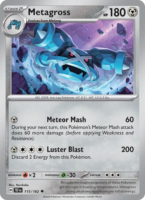 Metagross Temporal Forces 115/162