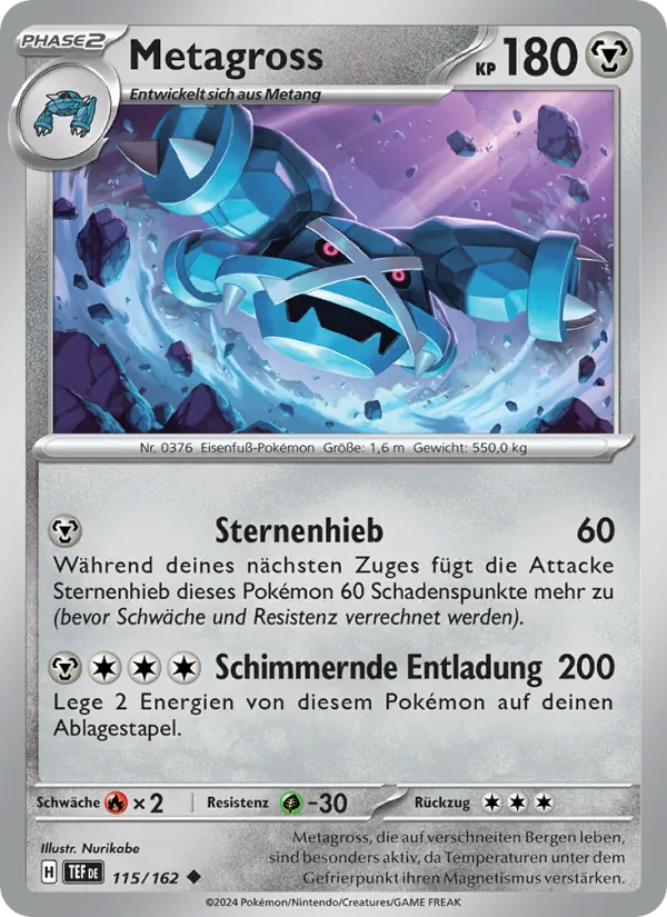 Metagross Gewalten der Zeit 115/162