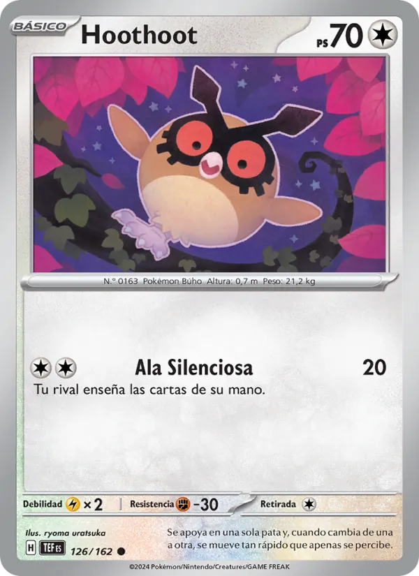 Hoothoot Fuerzas Temporales 126/162