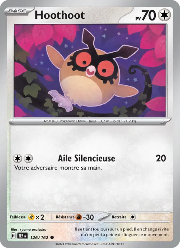 Hoothoot Forces Temporelles 126/162