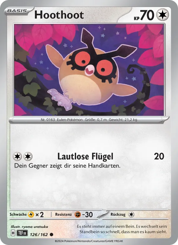 Hoothoot Gewalten der Zeit 126/162