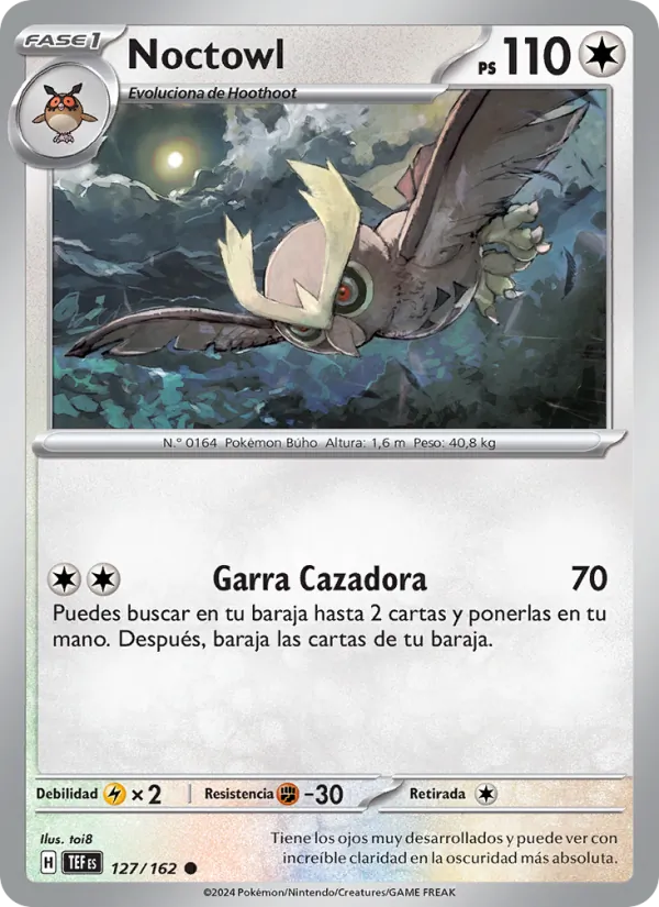 Noctowl Fuerzas Temporales 127/162