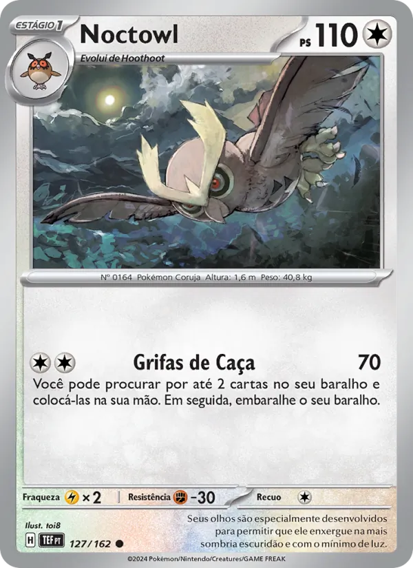 Noctowl Forças Temporais 127/162